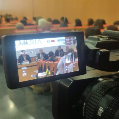 Ponentes durante a inauguración