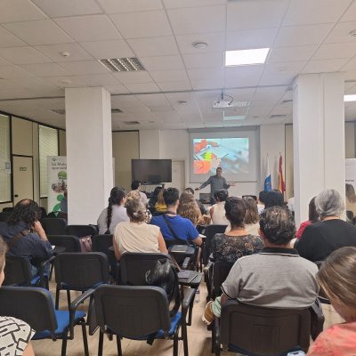 Alejandro Quintana durante su ponencia