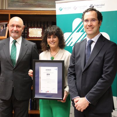 Antero Fdez. de la Mela, Natalia Fdez. Laviada y Enrique Megía