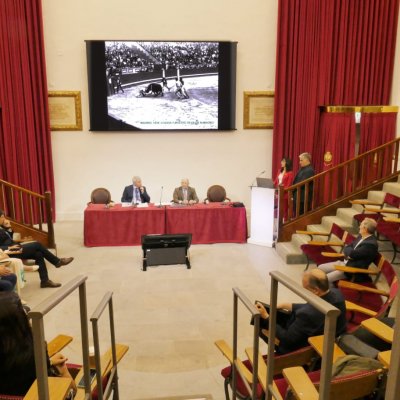 Auditorio del Colegio de Médicos en el que se clausuró en PILSO
