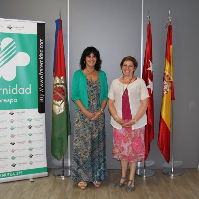 Imagen de la firma del acuerdo entre Fraternidad-Muprespa y el Colegio de Graduados Sociales de Madrid