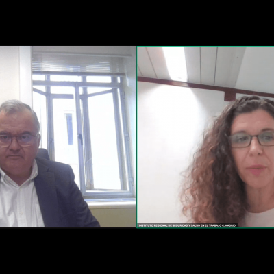 El dr. Mora habla en el IRSST