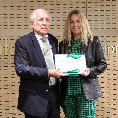 Carlos Espinosa de los Monteros, presidente de Fraternidad-Muprespa, y Elena Fuentes Peña, Coordinadora Nacional de Salud de Cemex