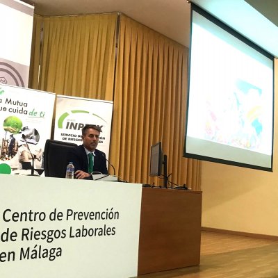 Carlos Maya, durante su participación