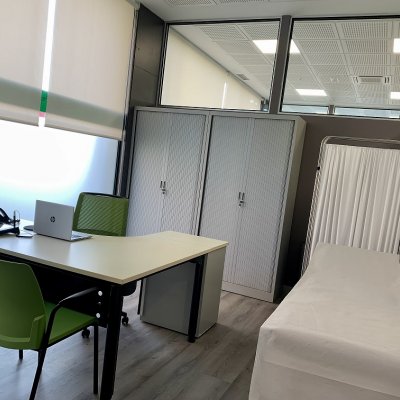 Consulta del centro asistencial de Avilés