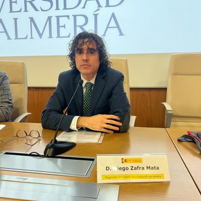 Diego Zafra, maxistrado do Xulgado do Social número 1 de Almería