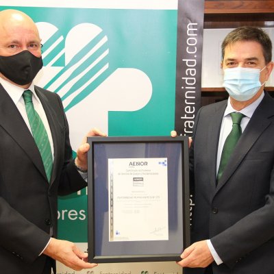 Director en la Región Centro&amp;EMEA, Gonzalo Piédrola, y por parte de Fraternidad-Muprespa, el secretario general, Antero Fernández de la Mela