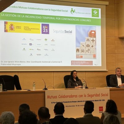 Dr. Mora durante su participación en la jornada