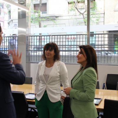 Enrique Megía, Natalia F. Laviada e Elena Iglesias