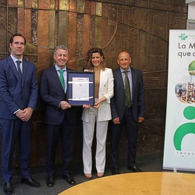 Foto Enrique Megía, Pedro Serrera, Mónica Barroso y José Luis García