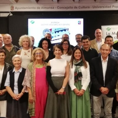 Foto de grupo Entrega Distintivo 0 Accidentes Almansa