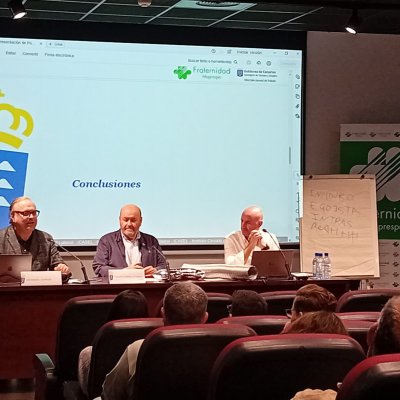 Bernardo Díaz Almeida, ingeniero de organización y técnico en excedencia del ICASEL, y Rafael Delgado Portero, consultor de Prevención de la Mutua.
