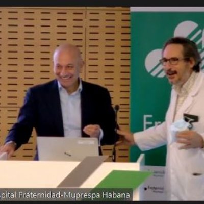 El Dr. Vilá y Rico y el Dr. Minuesa