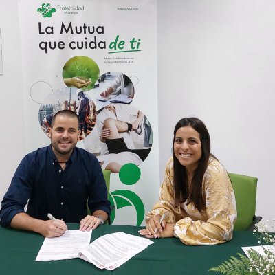 firma Convenio Fraternidad-Muprespa y la Universidad Europa de Canarias para las prácticas de los alumnos de fisioterapia
