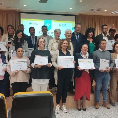 Foto de grupo de las empresas reconocidas