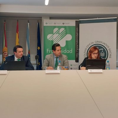 Francisco Barroso, María Teresa González y Andrés Ortigueira