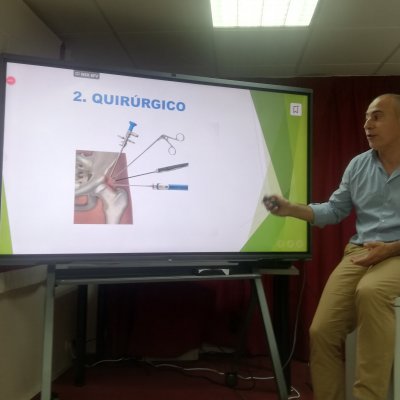 Pablo García Parra, especialista en traumatología y cirugía ortopédica de la Dirección Territorial Sur de la Mutua.