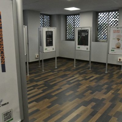 Imagen de algunos de los carteles expuestos 2