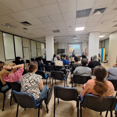 Imagen del aula durante la celebración de la jornada