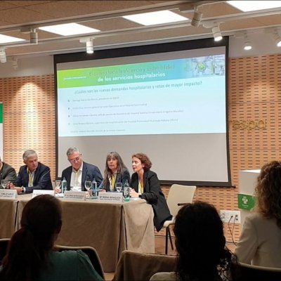 Irene Braojos, durante su participación en la mesa redonda