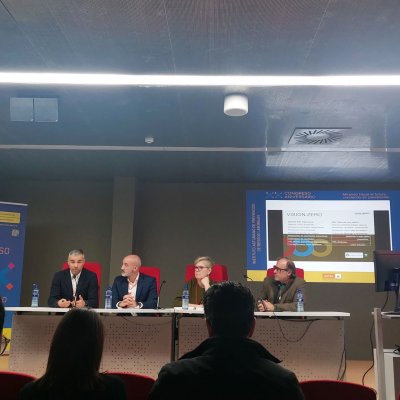 Iván Fdez. Suárez, en la mesa en la que participó