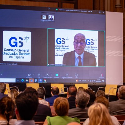 Joaquín Merchán intervino en la jornada por videoconferencia