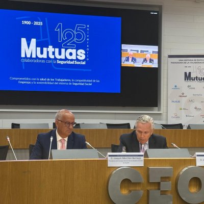 Joaquín Merchán y Jaime Aguirre de Cárcer, durante la jornada