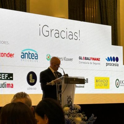 Joaquín Merchán, Presidente del Consejo General de Colegios de Graduados Sociales, clausurando la jornada