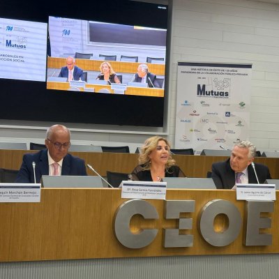 Joaquín Merchan , Rosa Santos y Jaime Aguirre de Cárcer