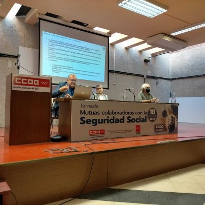 José Ignacio Mora durante la jornada sobre Mutuas Colaboradoras con la Seguridad Social
