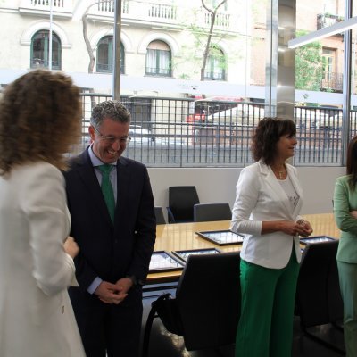 Mónica Barroso, Pedro Serrera, Natalia F. Laviada e Elena Iglesias