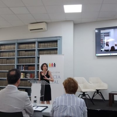 Mar Morales centró su intervención en el ámbito de la prevención en la construcción