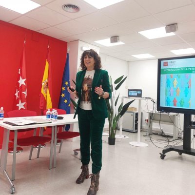 Natalia Fdez, Laviada durante la celebración del taller 2