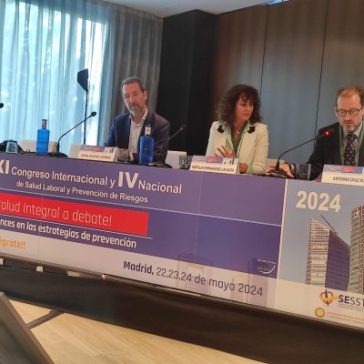 Natàlia Fdez. Laviada, a la taula dels ponents