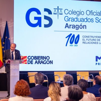 Noe Fau, presidente del CGS de Aragón