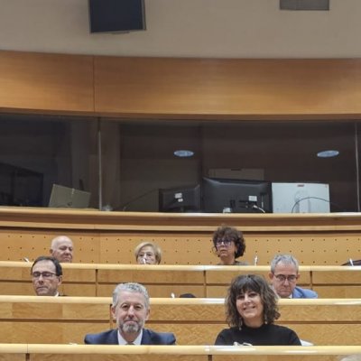 Fraternidad-Muprespa, representada polo seu secretario xeral, Pedro Serrera, e a subdirectora xeral de Prevención, Calidade e Comunicación, Natalia Fdez. Laviada