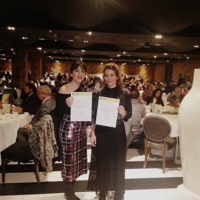 Premiadas Mª Teresa e Irene Braojos