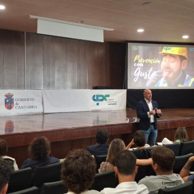 Rafael Delgado, durante su ponencia