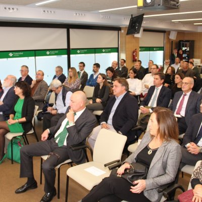 Vista del salón durante la jornada