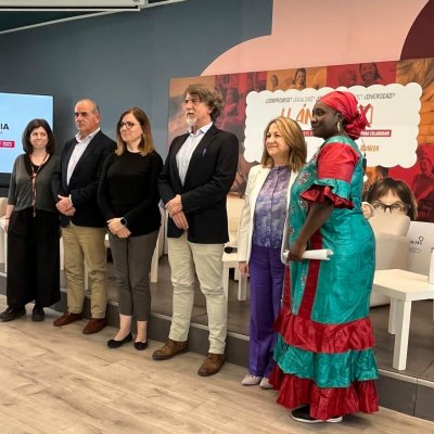 Acto de presentación de la campaña, en el Círculo de Bellas Artes de Madrid
