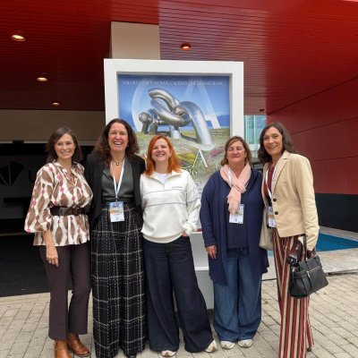 Ana Periset, Caridad Amador, Sagrario Mayoralas, Elena Muñoz y Eva Manzano