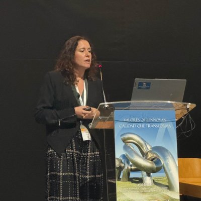 Caridad Amador, durante su intervención