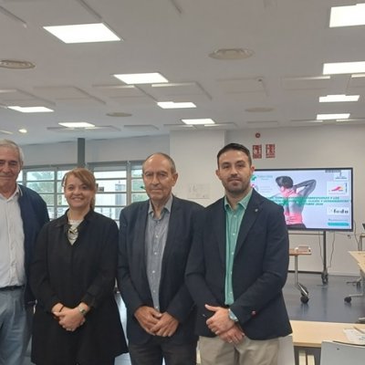 Francisco Hernández, Matilde Cuenca, Nicolás Merino y Carlos Plaza