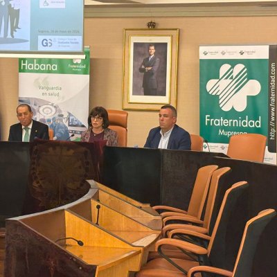 José Luis Benito, Ana Lorenzo y Javier Lantarón