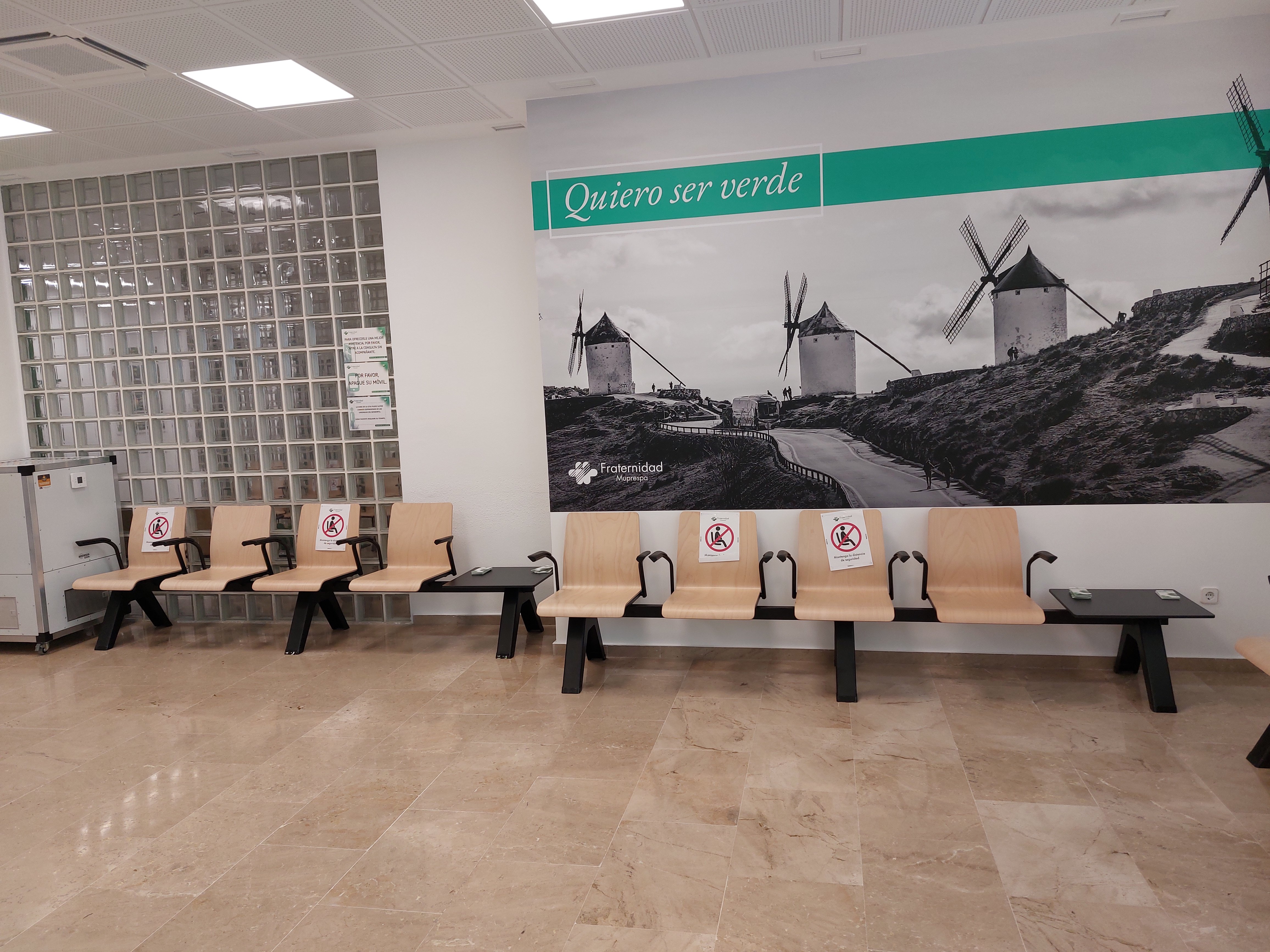 Sala de espera - FRATERNIDAD-MUPRESPA. DIRECCIÓN PROVINCIAL DE CIUDAD REAL
