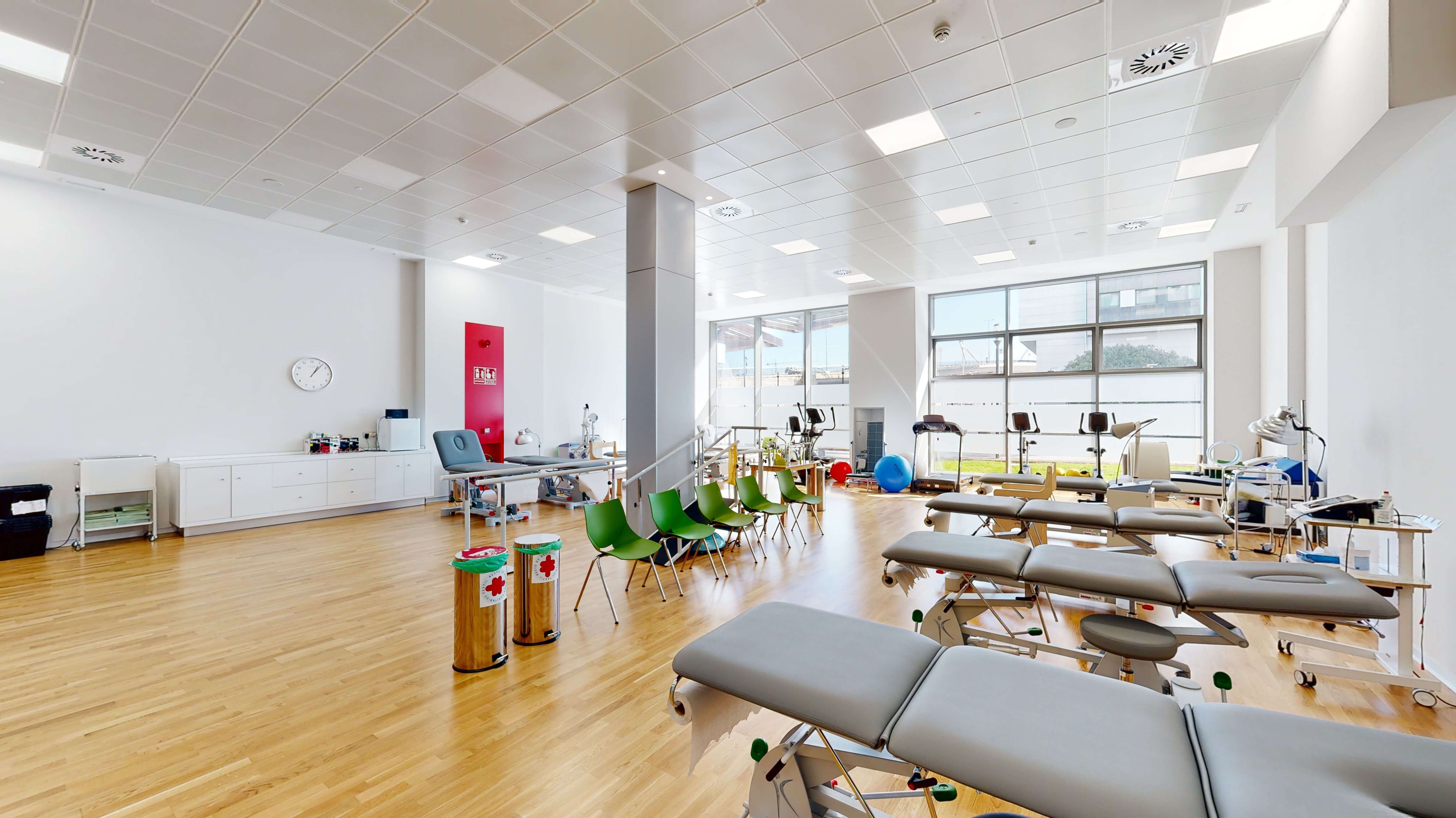 Sala de rehabilitación de Fraternidad-Muprespa A Coruña
