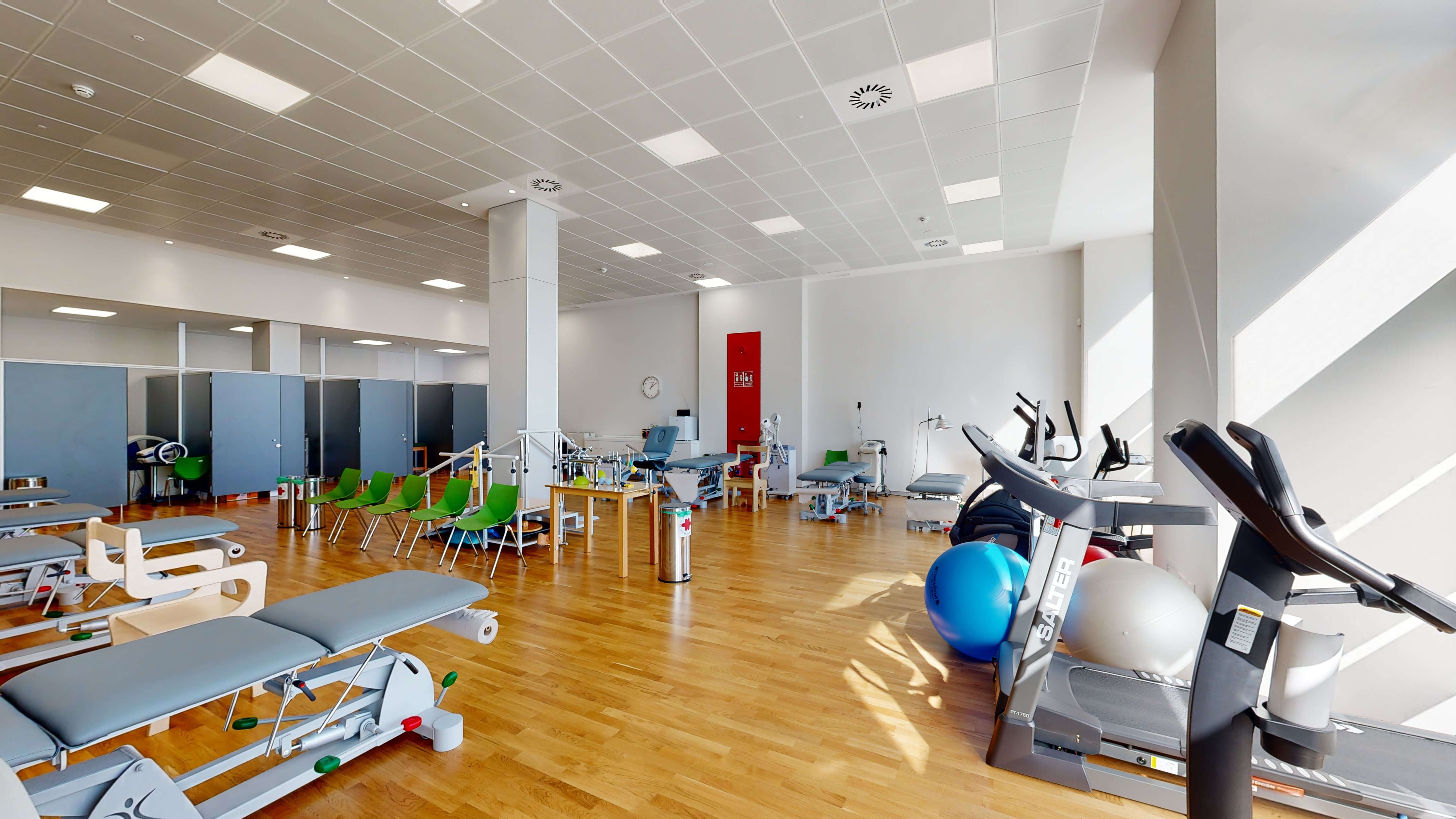 Sala de rehabilitación de Fraternidad-Muprespa A Coruña