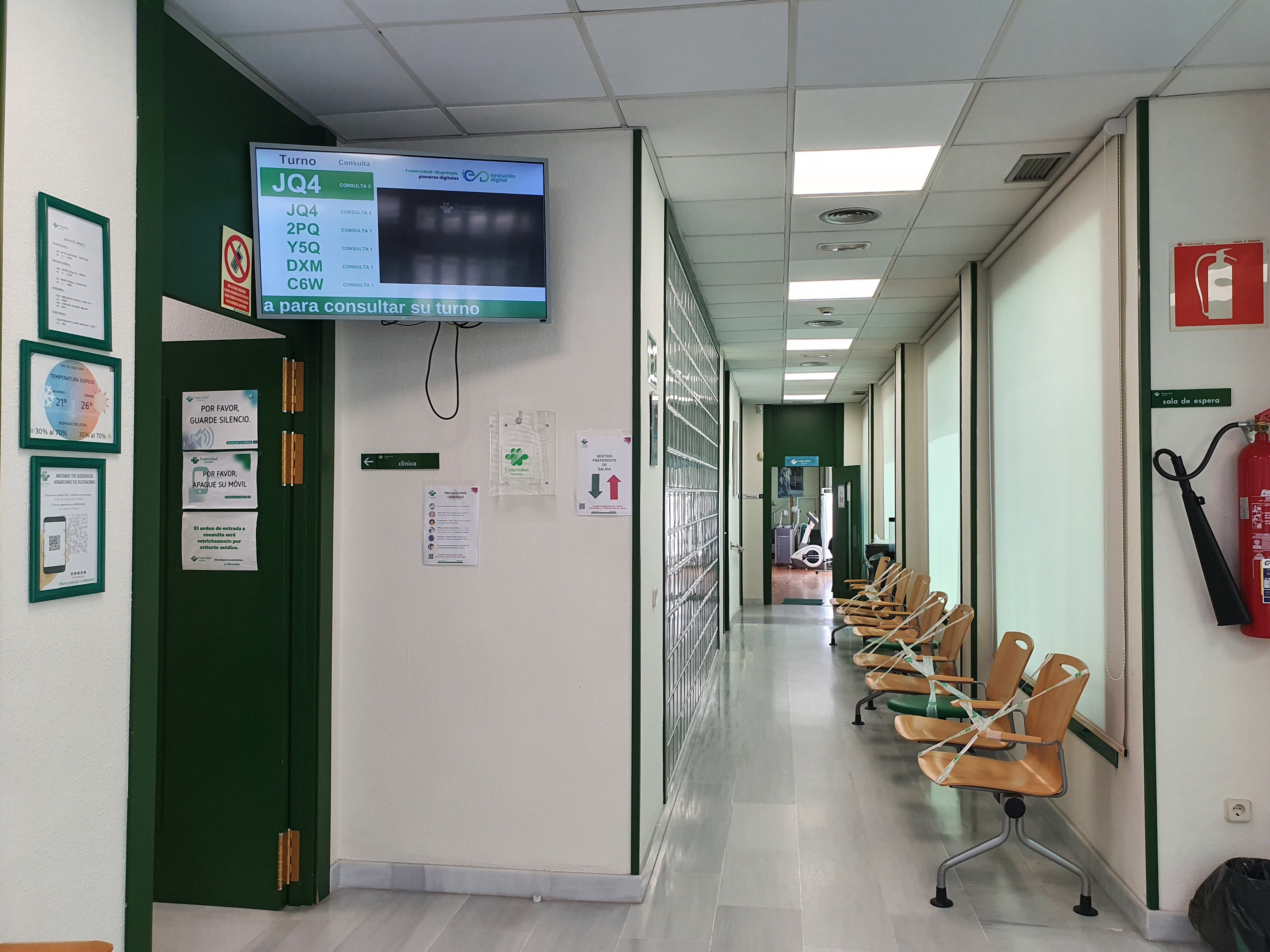 Sala de espera - FRATERNIDAD-MUPRESPA. Jerez de la Frontera