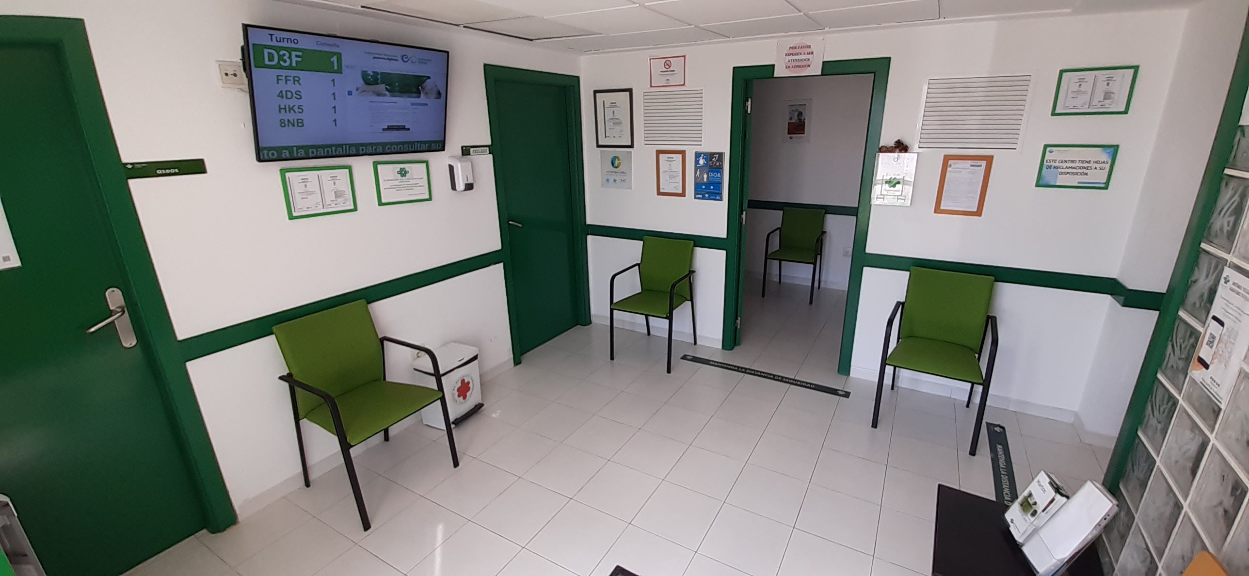 Sala de espera - FRATERNIDAD-MUPRESPA. Martos