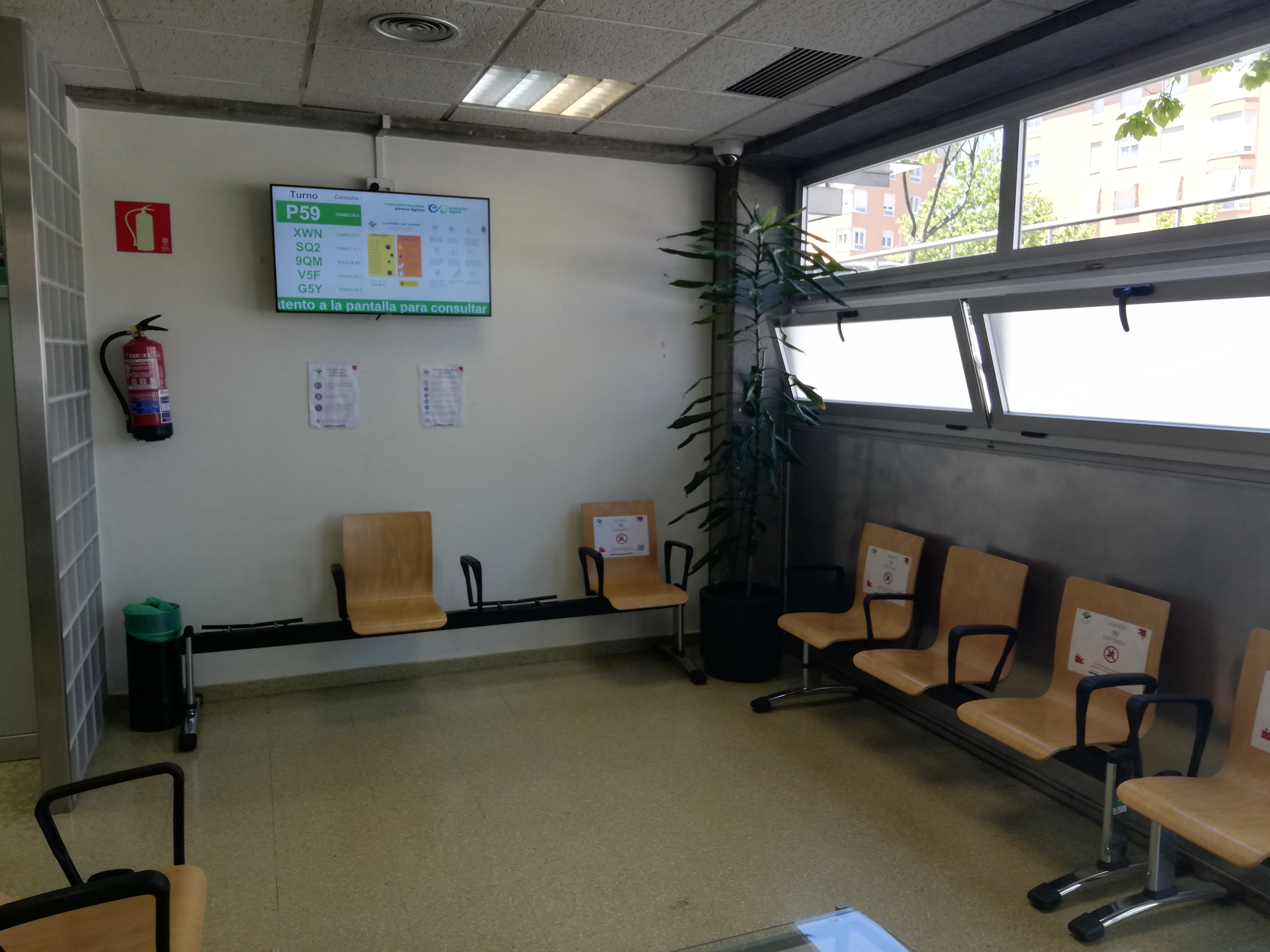 Sala de espera - FRATERNIDAD-MUPRESPA. San Sebastián de los Reyes